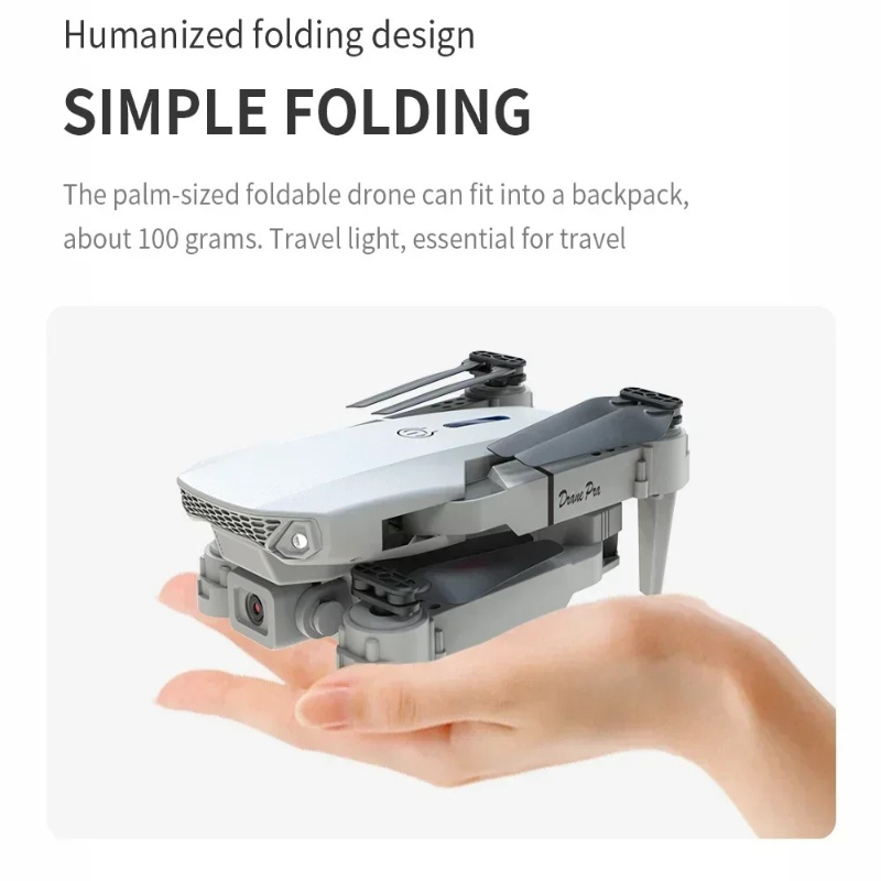 4K HD Camera E88 Mini Drone Wi - Drone Kit Tricopter ulasan dan harga