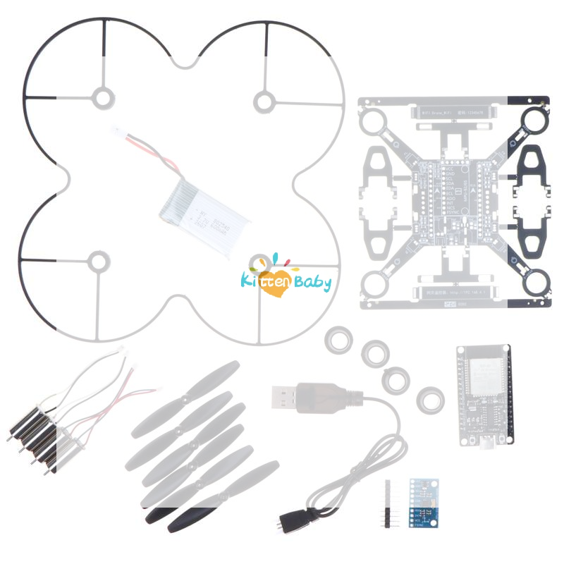 ESP32 Open‑Source Mini Drone K - Drone Kit Octocopter ulasan dan harga