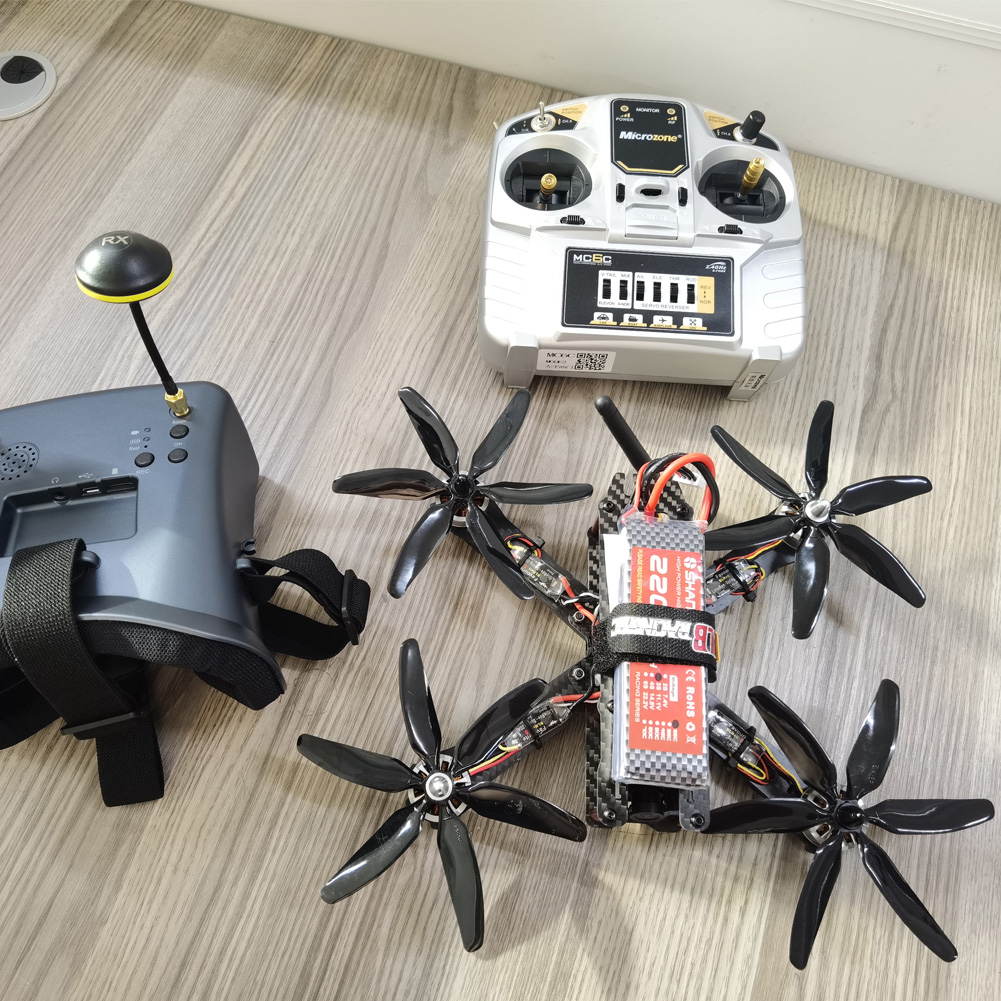 10pcs 504060 5x4x6 6-Blade Sin - Drone Kit Build Yourself ulasan dan harga